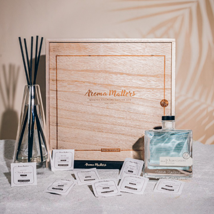 Clean Cotton Scented Discovery Diffuser Box